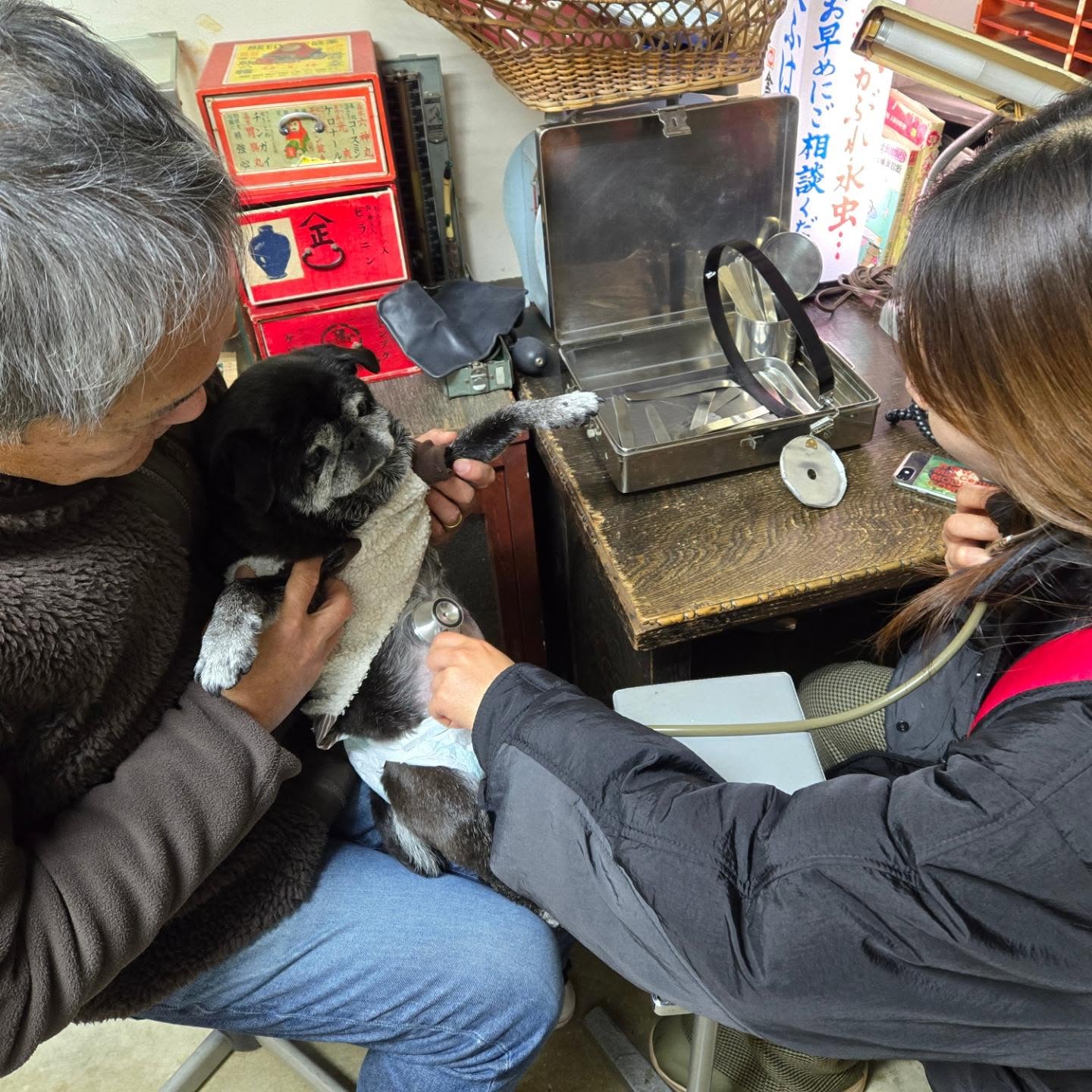 『飛騨高山レトロミュージアム』で診察ごっこ